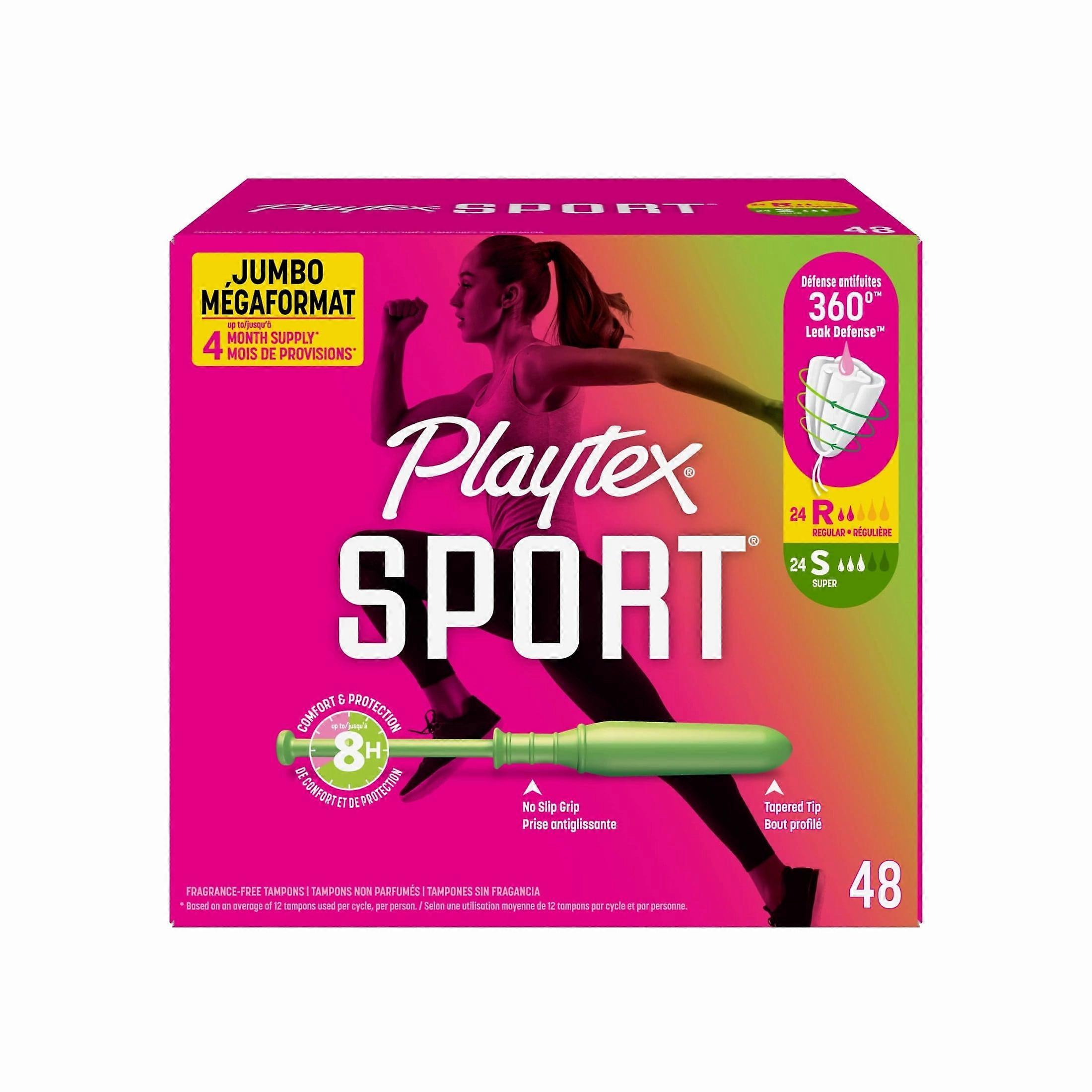 Playtex Sport Multipack, 48 Ea