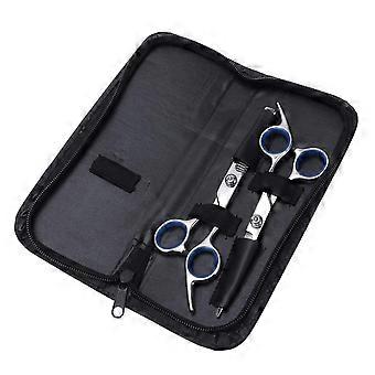 Professional Hair Cutting Scissors Set with Case, Ergonomic Grip, RustResistant Barber Shears