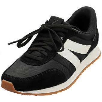 Kizik Milan Mens Casual Trainers in Black White