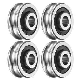 4 stuks SG66-2RS-8 U-groove Kogellagers, 6 mm x 22 mm x 8 mm