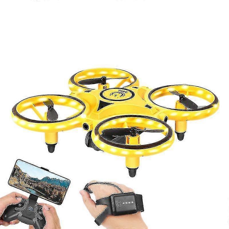 Hand Controlled Drone With Infrared Obstacle Avoidance - Three Mode Remote Control Tw