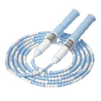 Adjustable Steel Beaded Jump Rope for Kids Women Men Fitness