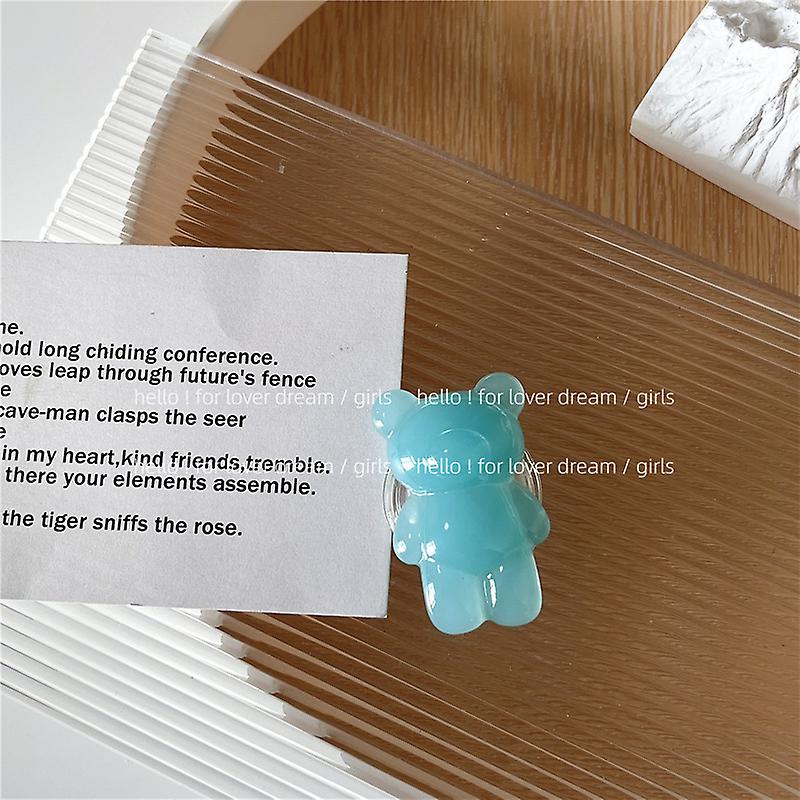 Uusi läpinäkyvä pilvi karhu matkapuhelin kiinnike Makea ja ihana girlish hartsi läpinäkyvä kiinnike lisävarusteet