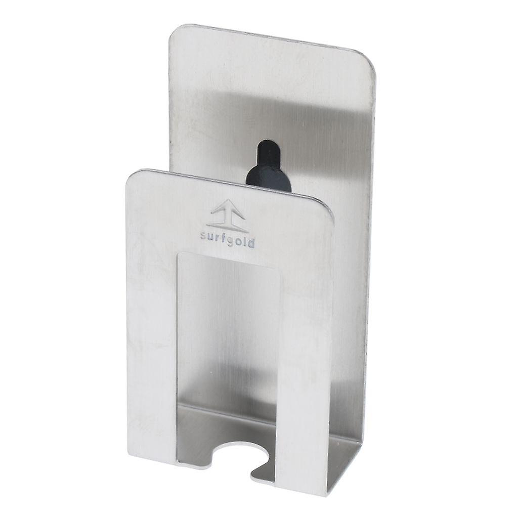 Stainless Steel Bathroom Wall Mounted Holder for Toothpaste Toothbrush Cup