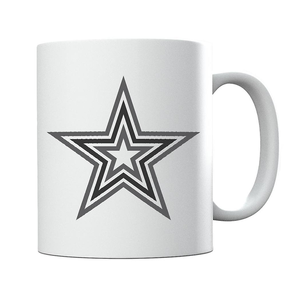Geometric Shape Star Pattern Mug