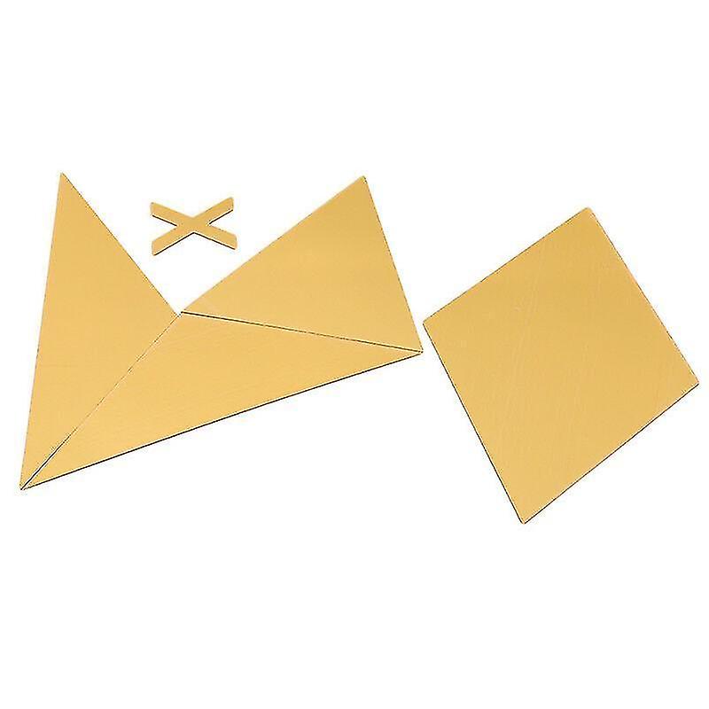 Sticker Acrylic Decal Home Decor Triangles Diy 3d Sticker