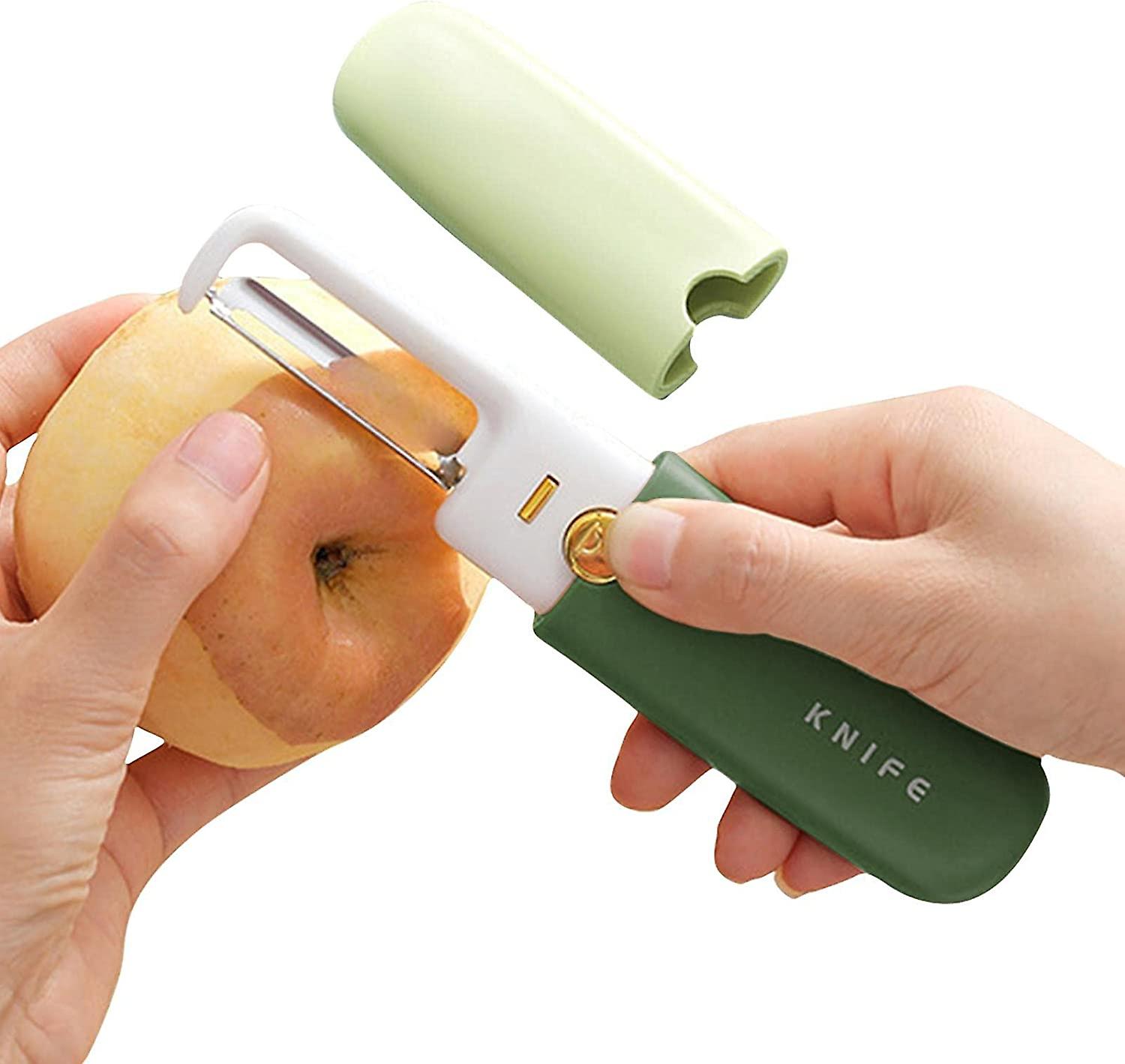Potato Peeler 2 in 1 Fruit Knives, Planing Tool for Potato, Tomato, Carrot, Lemon, Vegetable Peeler makes peeling easier