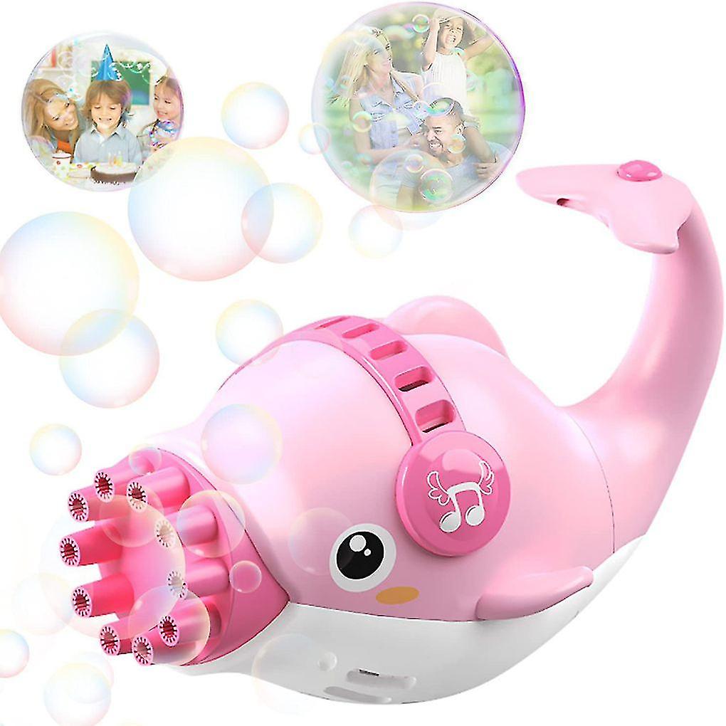 Bubble Maker Electric Animal Shape Bubble Machine Portable 10 trous Summer Children Toy