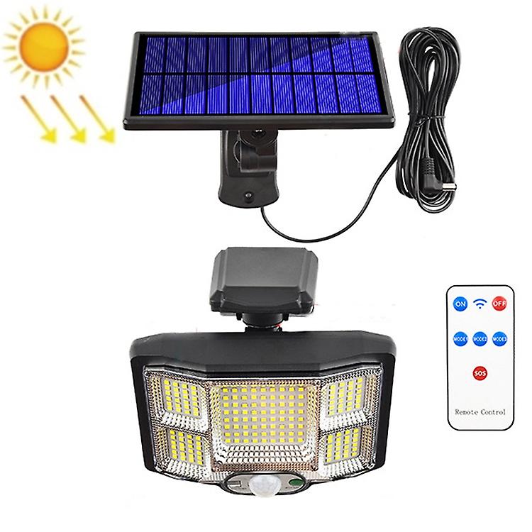 Solar Induction Wall Lamp, Spec: 168 LED Separated