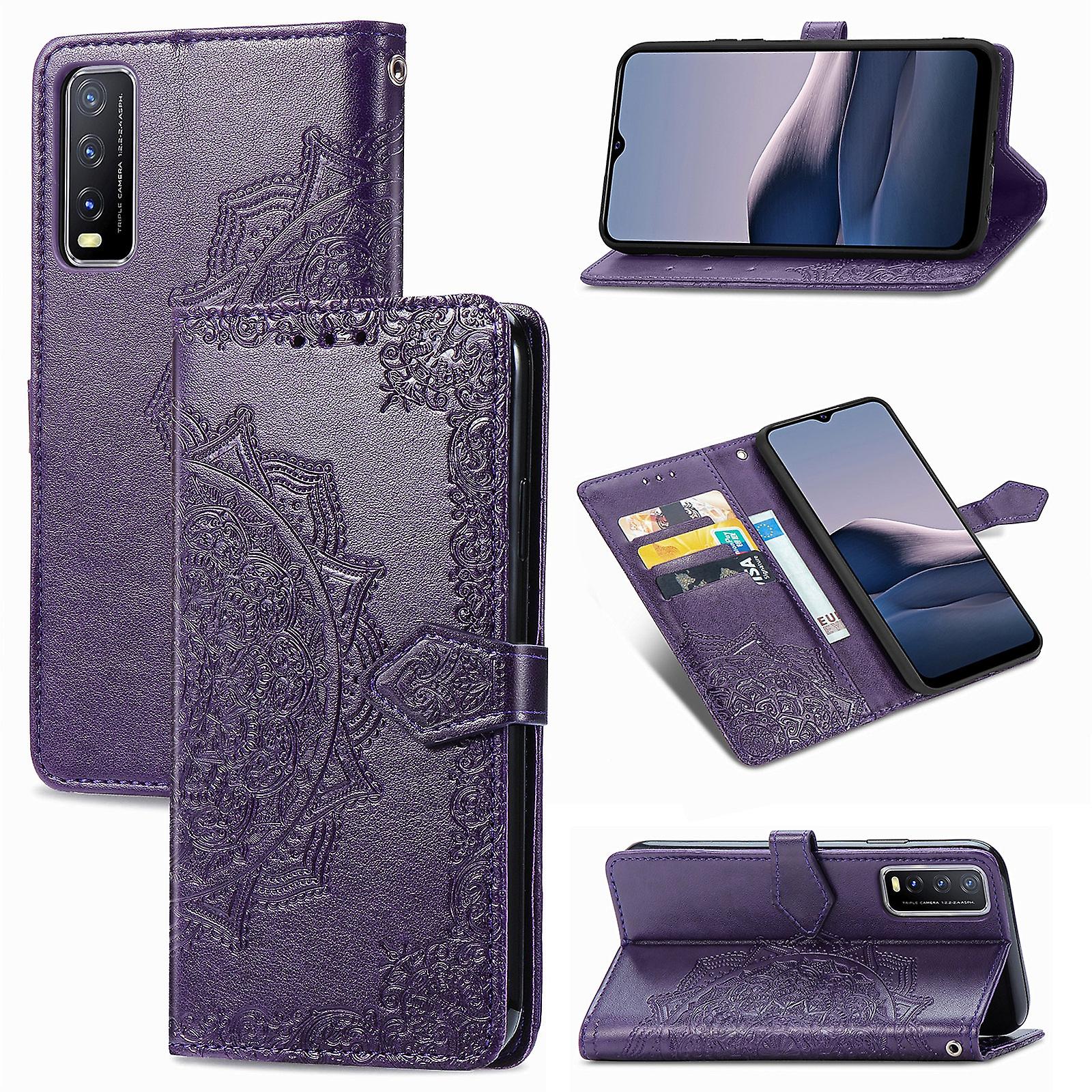 Mandala Embossed Case For vivo Y20