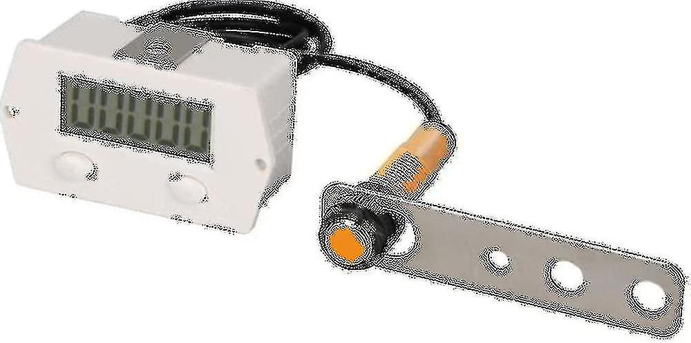 Digital Counter Electronic Clicker Counter Magnetic High Sensitive Row Number Xj-5j Clicker Counter White Industrial Control Switchwhite1pcs)