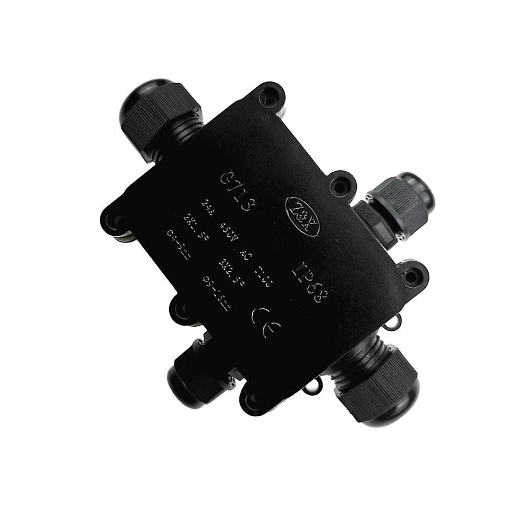 IP68 Plastic Electrical Junction Box Case Outdoor Terminal Block 4 Terminal