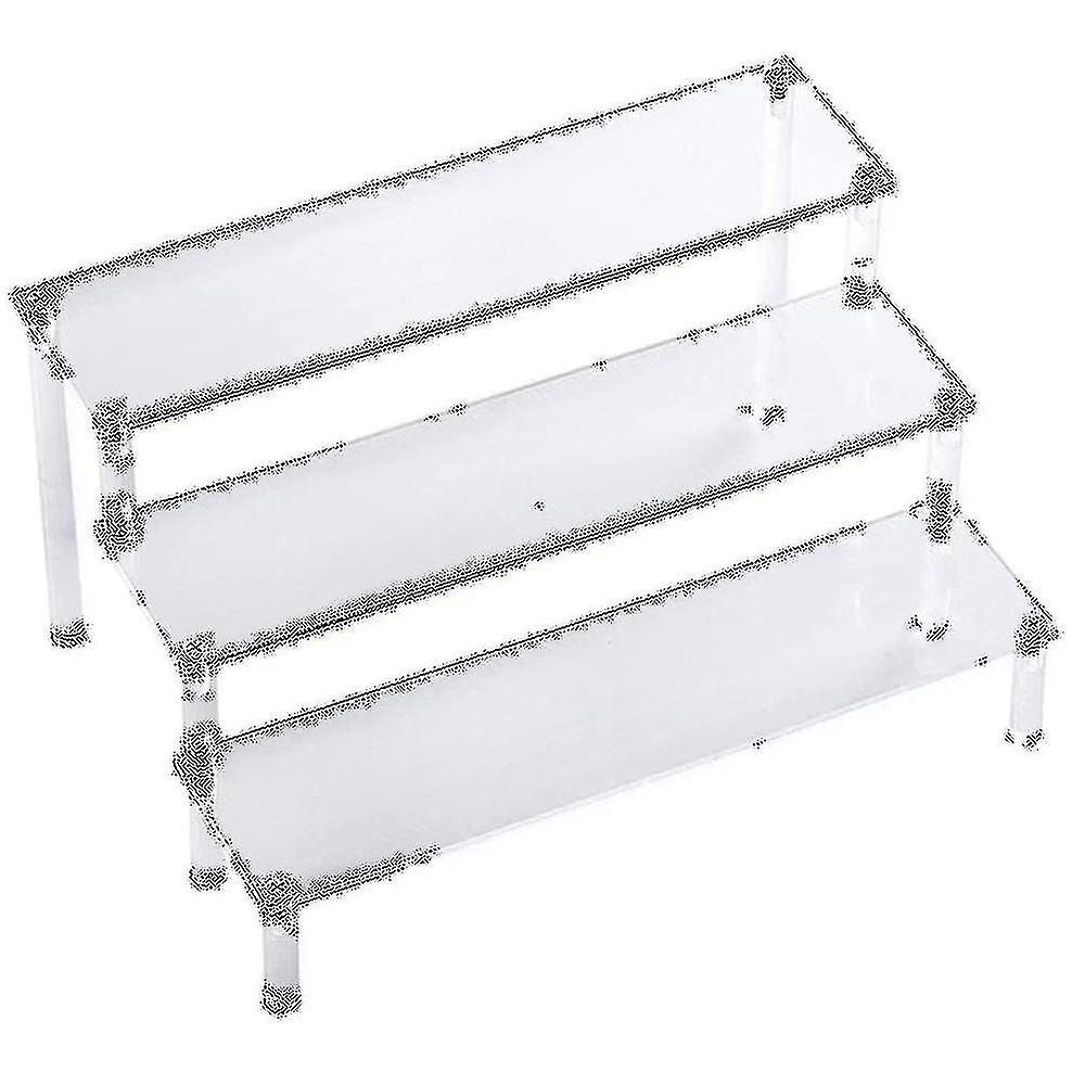3-layer Transparent Acrylic Display Stand Cake Tray Display Stand For Decoration And Storage