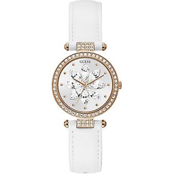 Guess watches ladies full bloom watch for Women Analog Quartz with cowhide bracelet GW0382L3