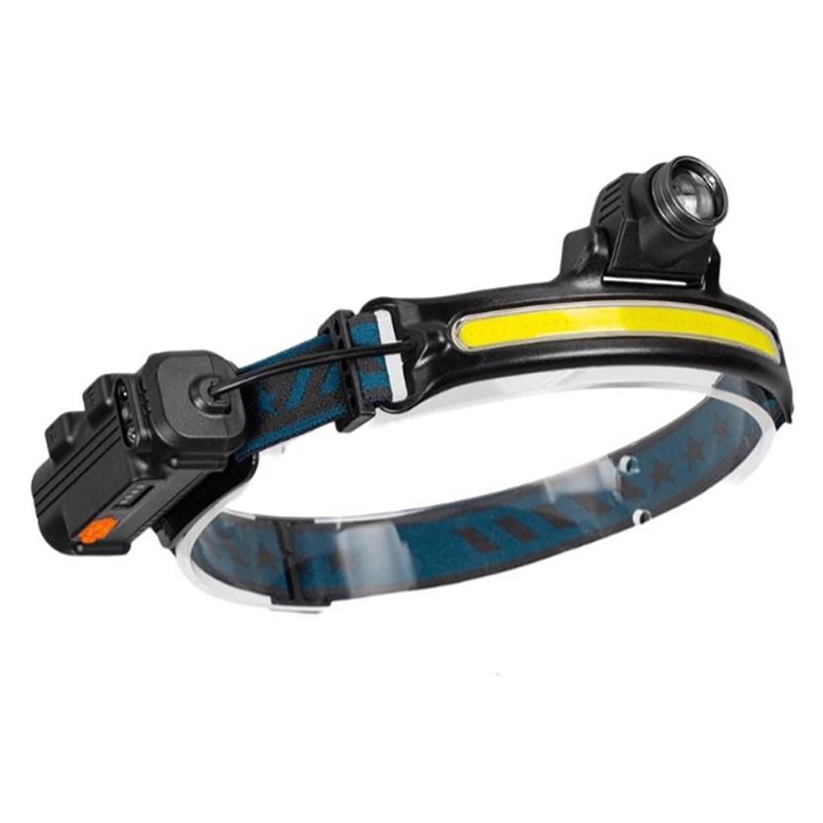 Rechargeable Headlamp Flashlight Super Bright Usb Type-c Charging Sensor Light Adults Camping Essential Lights