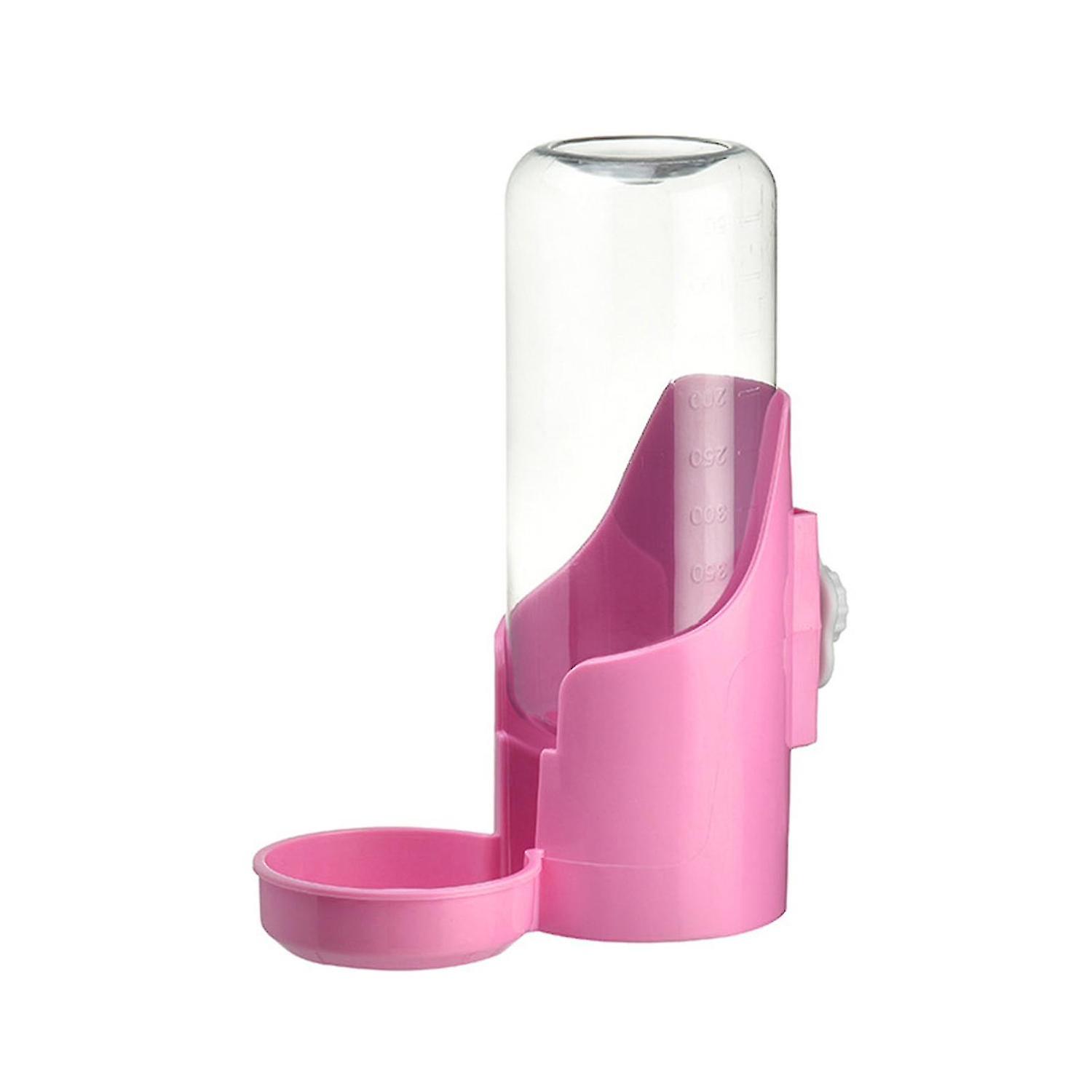 Plastic Hanging Water Fountain Automatic Bottle Water Feeder Removable For Pets