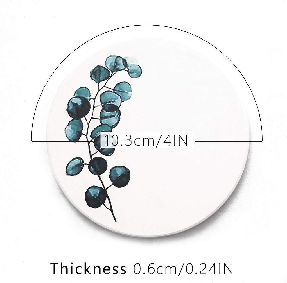 Sottobicchieri 6pcs per bevande, sottobicchieri assorbenti con supporto, regali di hostess di inaugurazione della casa per nuova casa, compleanno, inaugurazione della casa