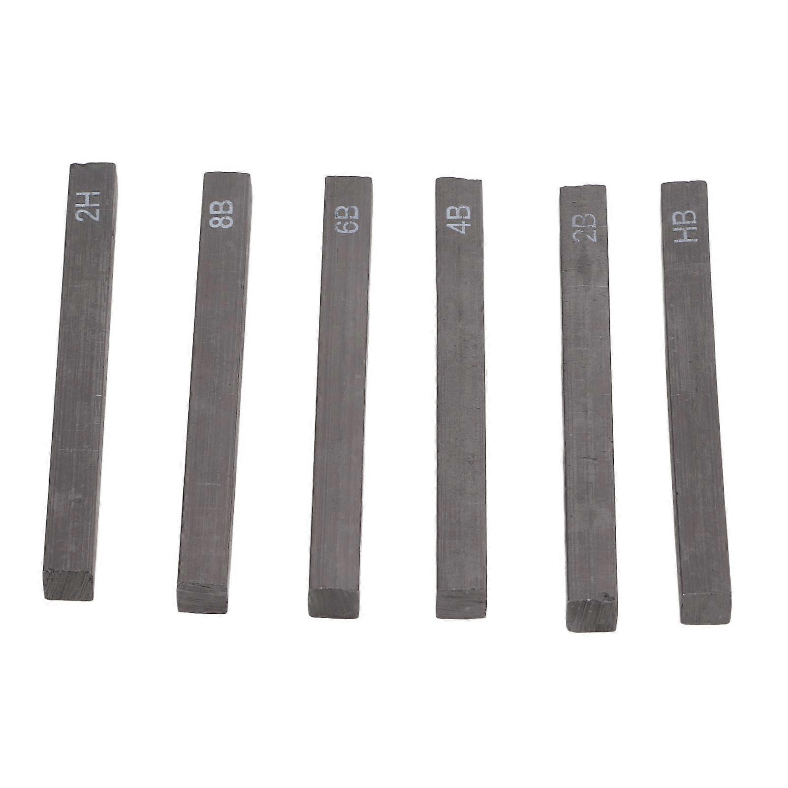 6 Pcs Charcoal Sticks Portable Multipurpose Sketch Drawing Art Graffiti Painting Carbon Graphite Pencils