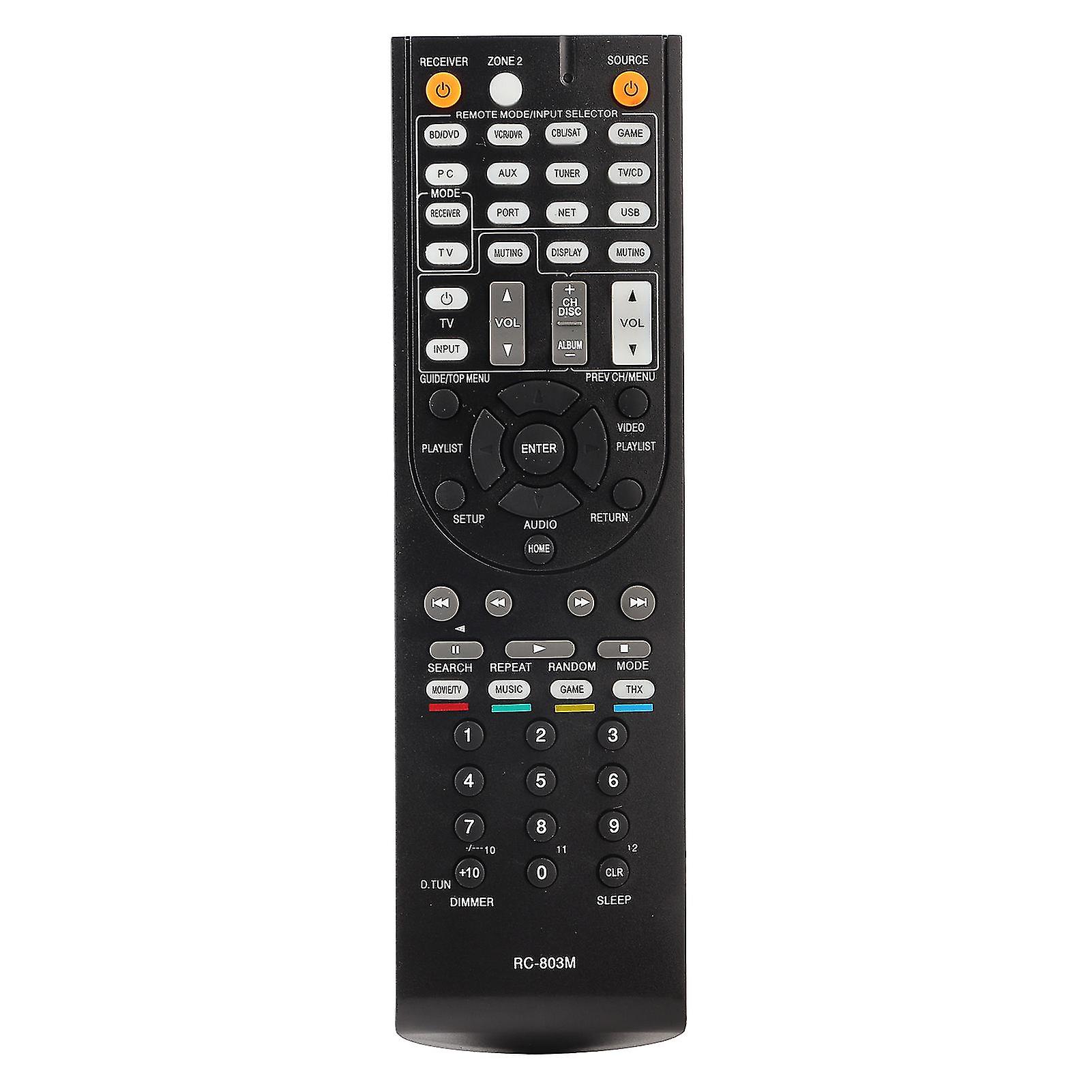 RC803M Remote Control for ONKYO AV Receiver TXNR609 TXNR609B HTS7409 HTS8409
