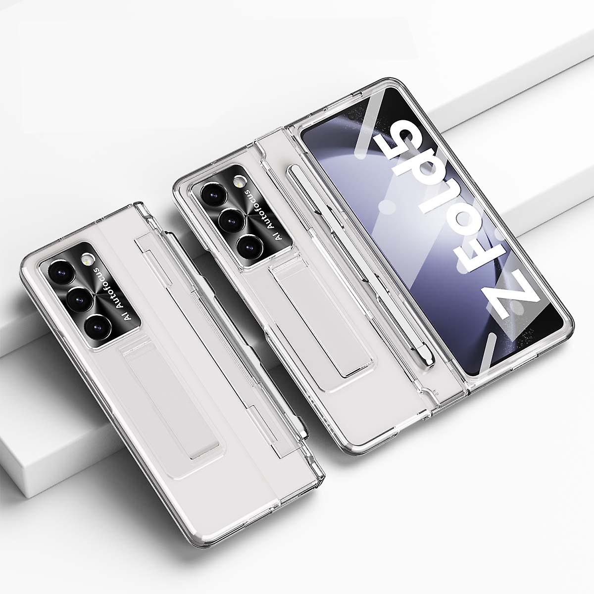 For Samsung Galaxy Z Fold5 5G Case with Stand, Pen Holder and Pen