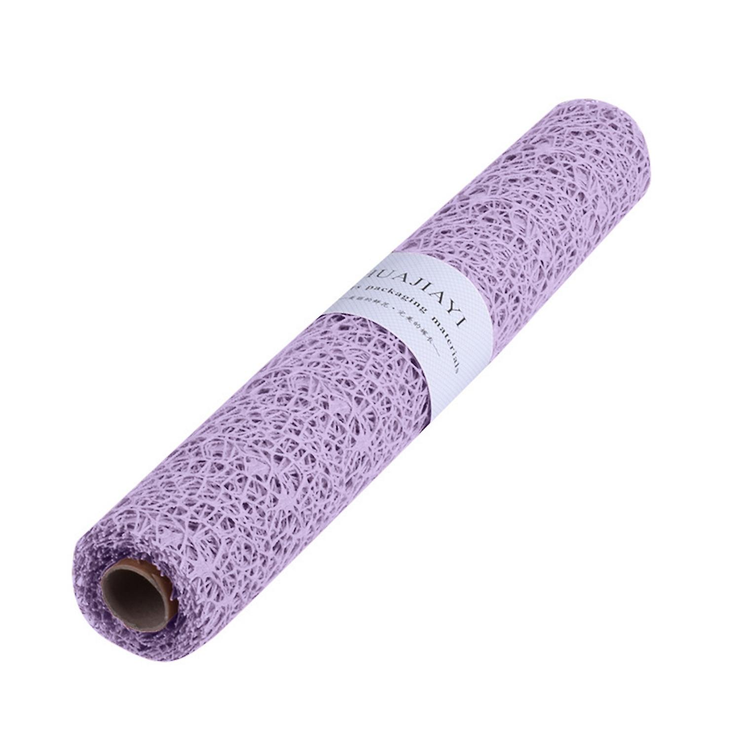 1 Roll Flower Wrapping Mesh Hollow Out Clear Texture Exquisite DIY Flower Bouquet Wrapping Gauze Par