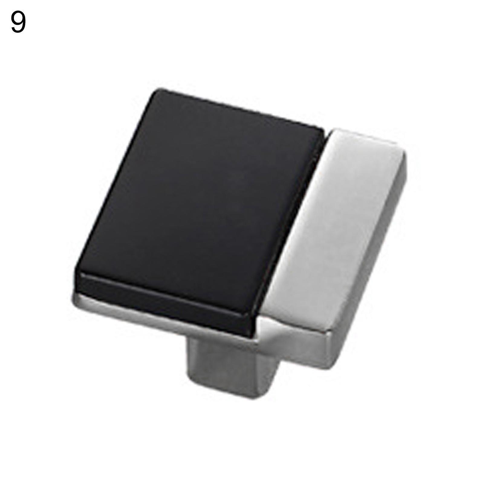 Solid Smooth Surface Zinc Alloy Door Handle Color Matching Modern Furniture Knob Pull Home Improvement Q