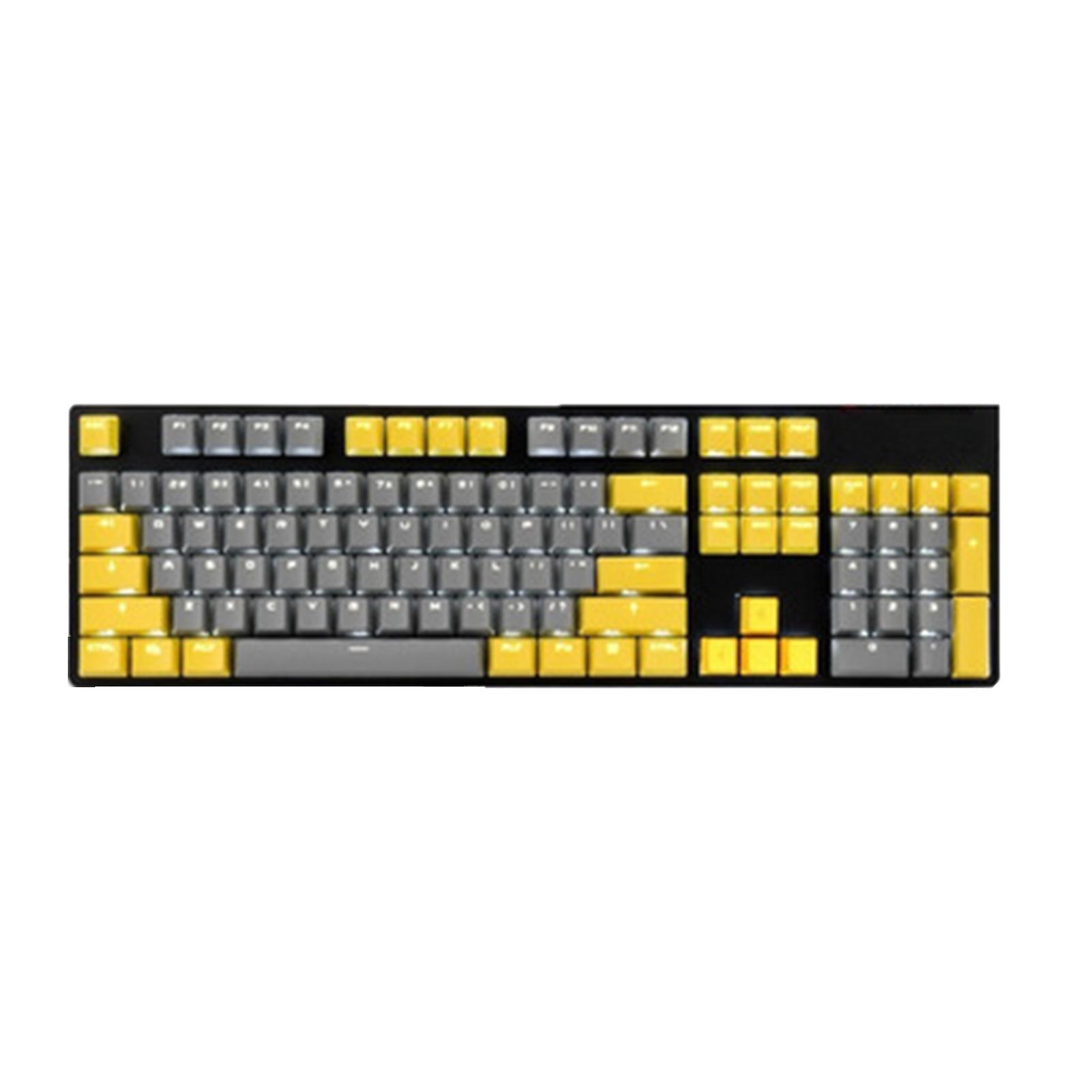 104Pcs Wear-resistant Backlight Key Caps Replacement Kit Keyboard Accessory