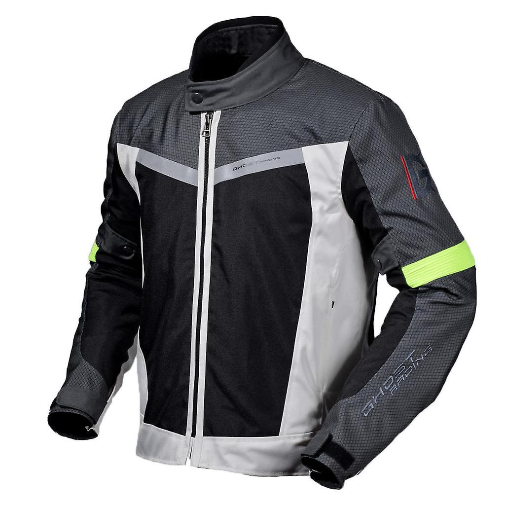 Motorcycle Racing Riding Jacket for Removable Protective Pads XXL