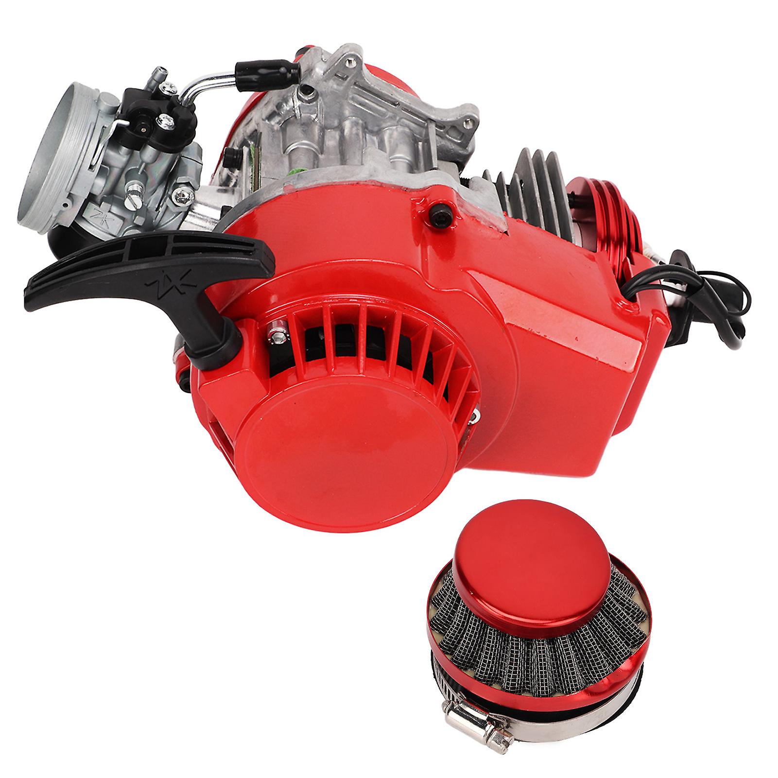 49cc 2-Stroke Pull Start Engine Motor for Pocket Bikes, ATVs, and Scooters - High Speed