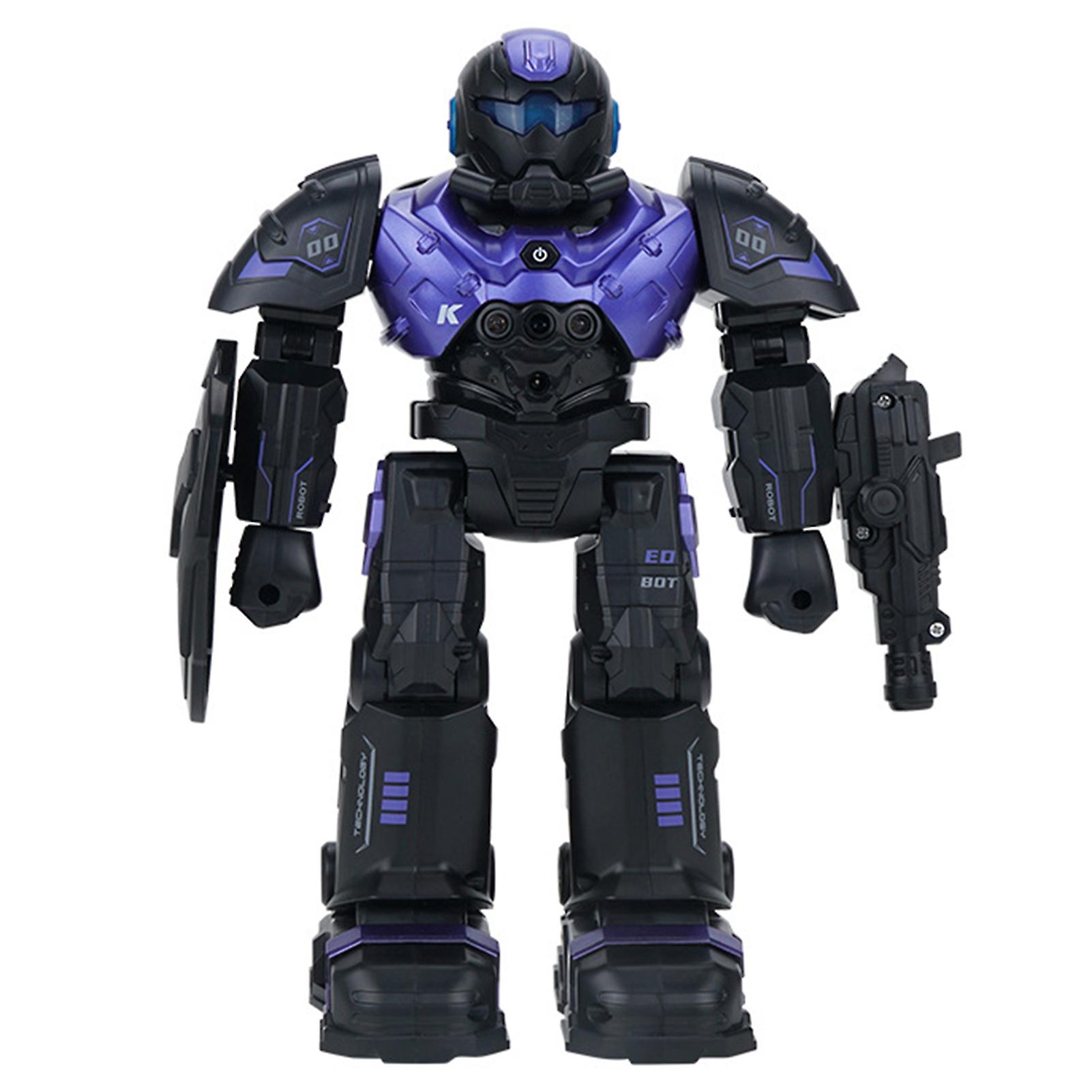 RoboCop Dancing Walking Robot Musical Baby Toys with Music and LED Colorful Flashing Lights for Boys