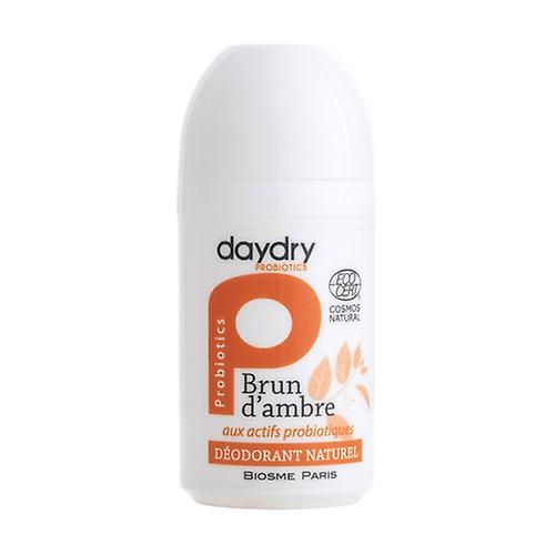 Moisturizing deodorant with probiotic active ingredients Amber Brown 50 ml