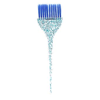 Glitzergriff Haarfärbepinsel Exquisite Haarfärbung Färbepinsel Friseursalon ZubehörBlau