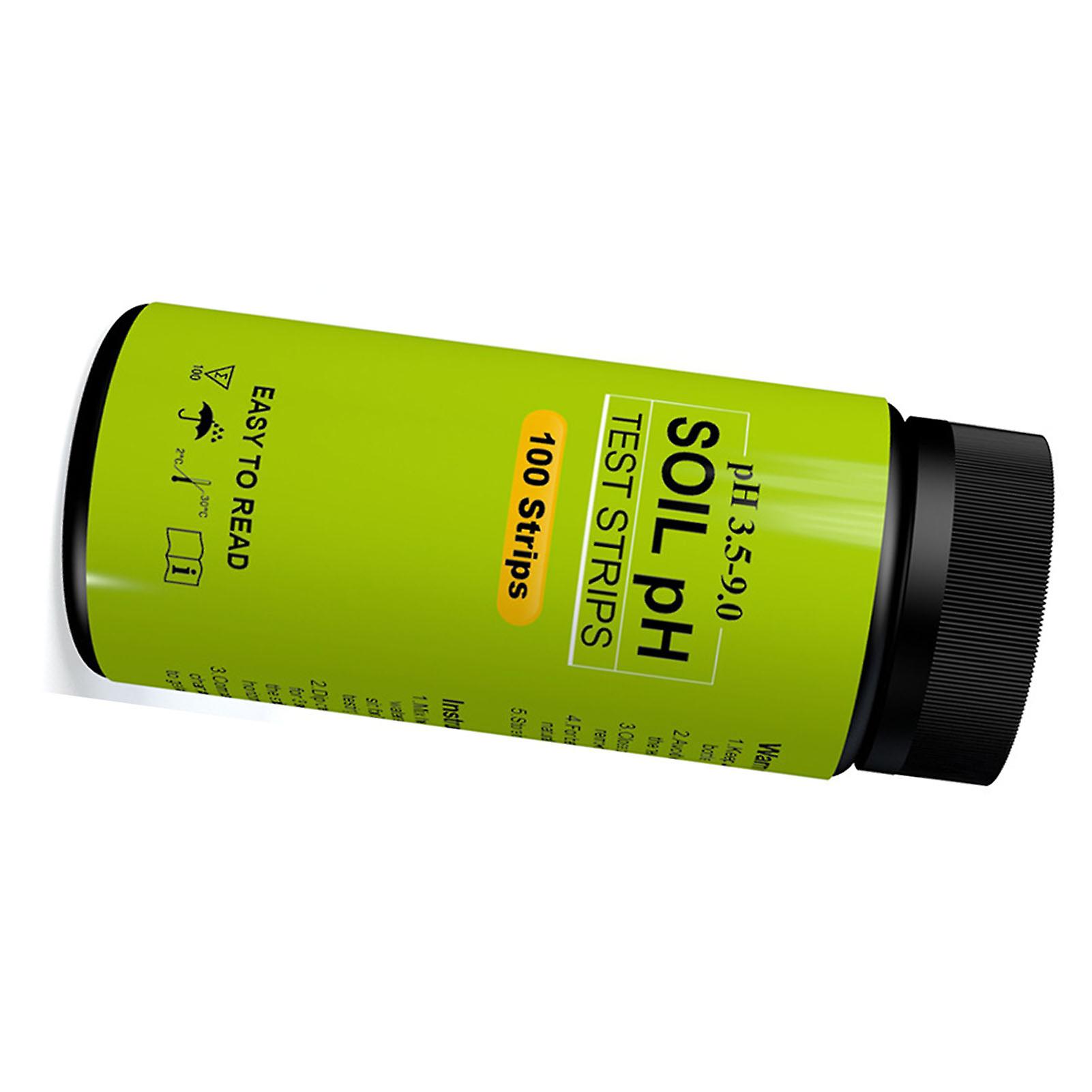 100pcs Soil pH Test Strips 3.5-9 Range High Accuracy Kit