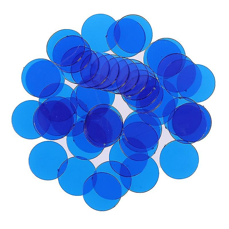 50PCS 15mm رقائق بوكر البلاستيك كازينو البنغو علامات رمزية لعبة الأسرة لعبة