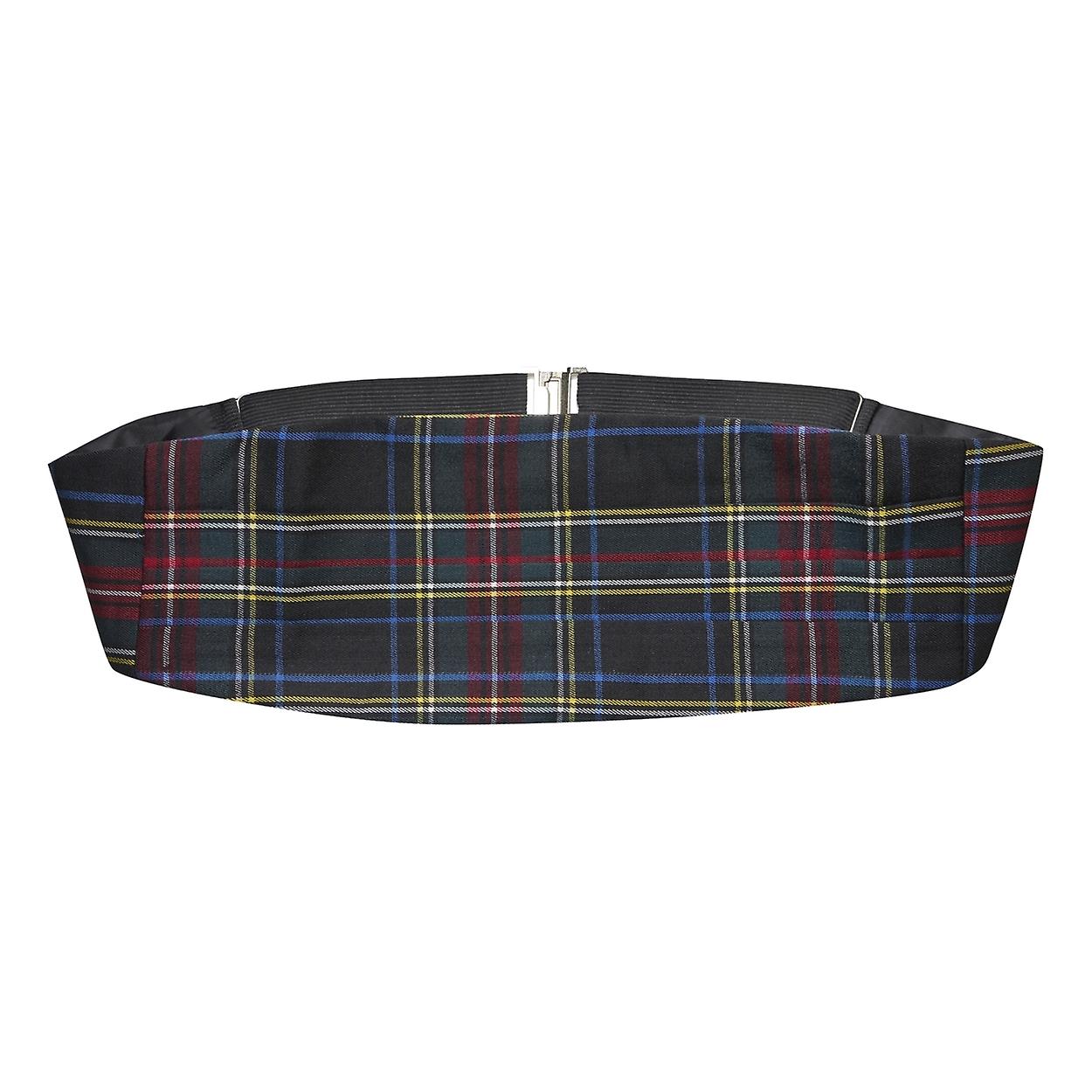 Dark Green Tartan Cummerbund