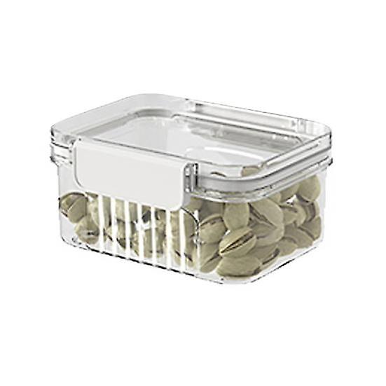 460/700/950/1300/1800ML Clear Food Storage Jar Large Capacity Multi-functional Dry Goods Nuts Snacks Airtight Sealing Storage Container Kitchen