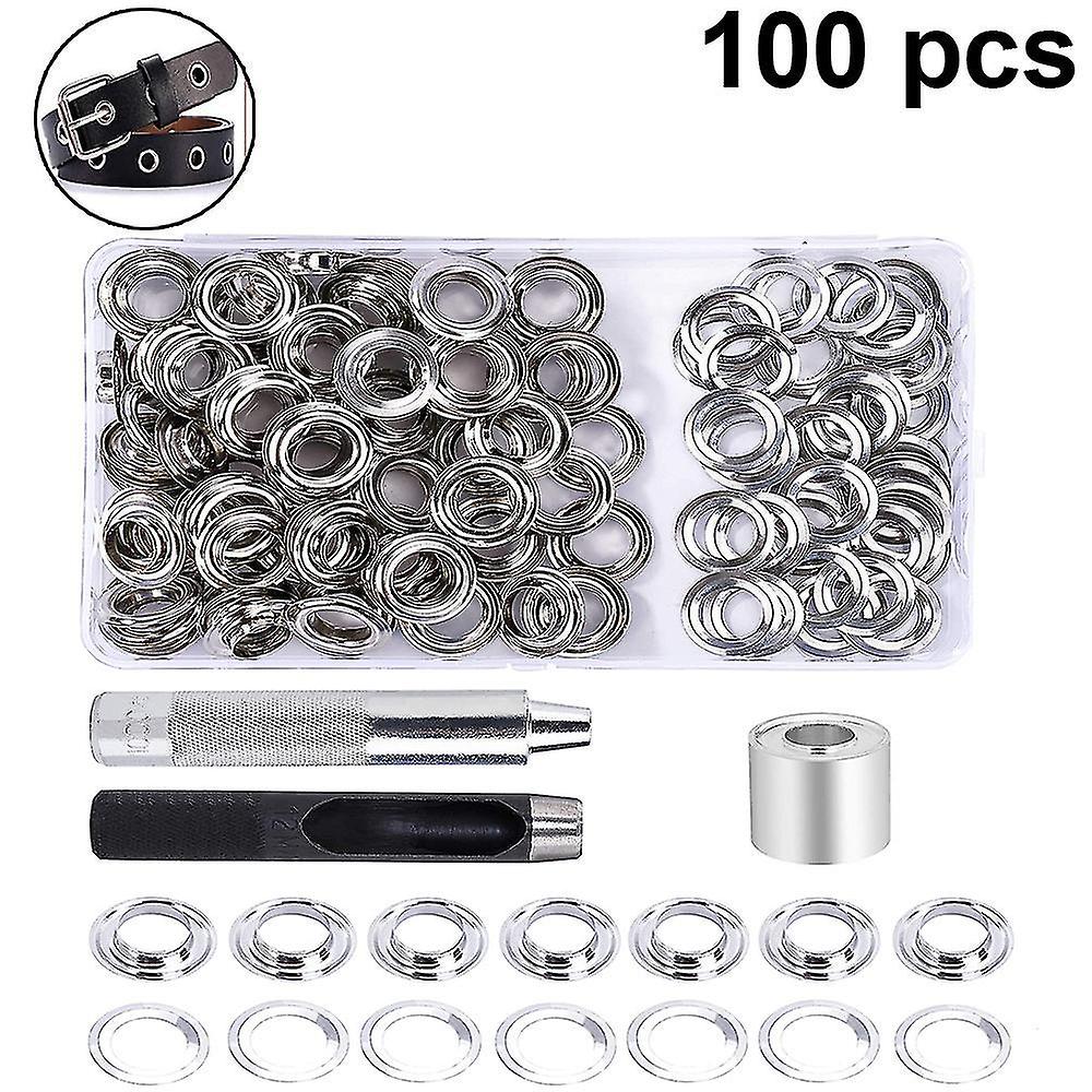 Grommet Tool Kit 12 Mm Grommet Eyelets Washer Eyelet Pliers Set And 100 Sets Of Grommet Eyelets With