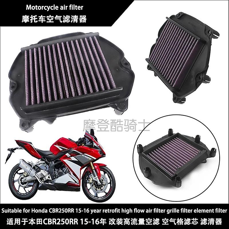 Suitable for Honda CBR250RR 15-16 years retrofit high flow air filter air grid filter filter