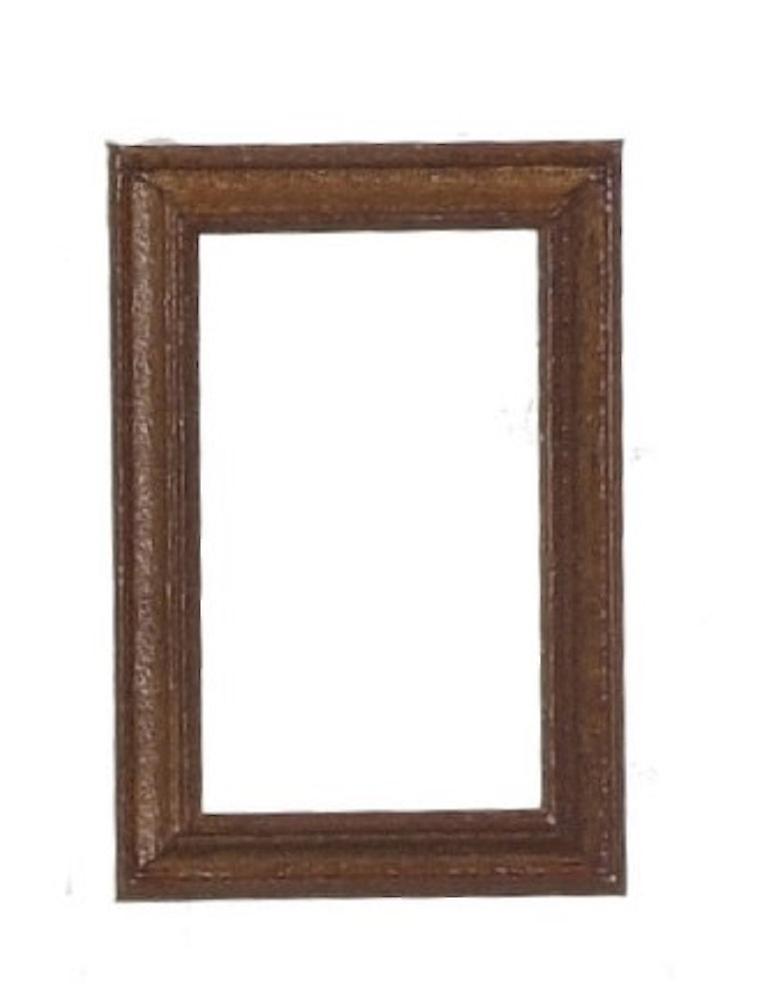 Dolls House Empty Walnut Picture Painting Frame Miniature 1:12 Scale Accessory