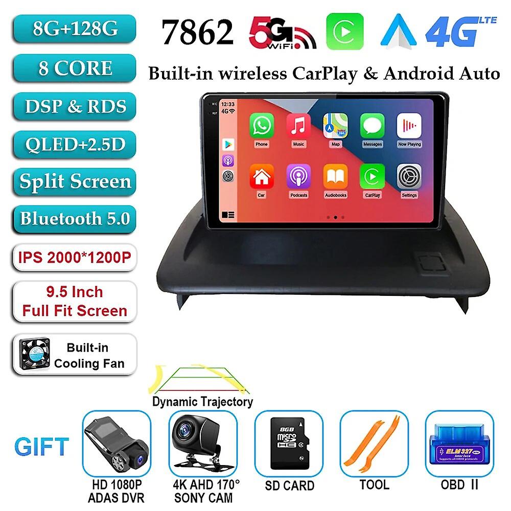 9'' Android 13 For Volvo C30 S40 C70 2006-2012 Dsp Gps Car Multimedia Radio Navi Stereo 2.5d Touch Screen Head Unit Carplay Dvd