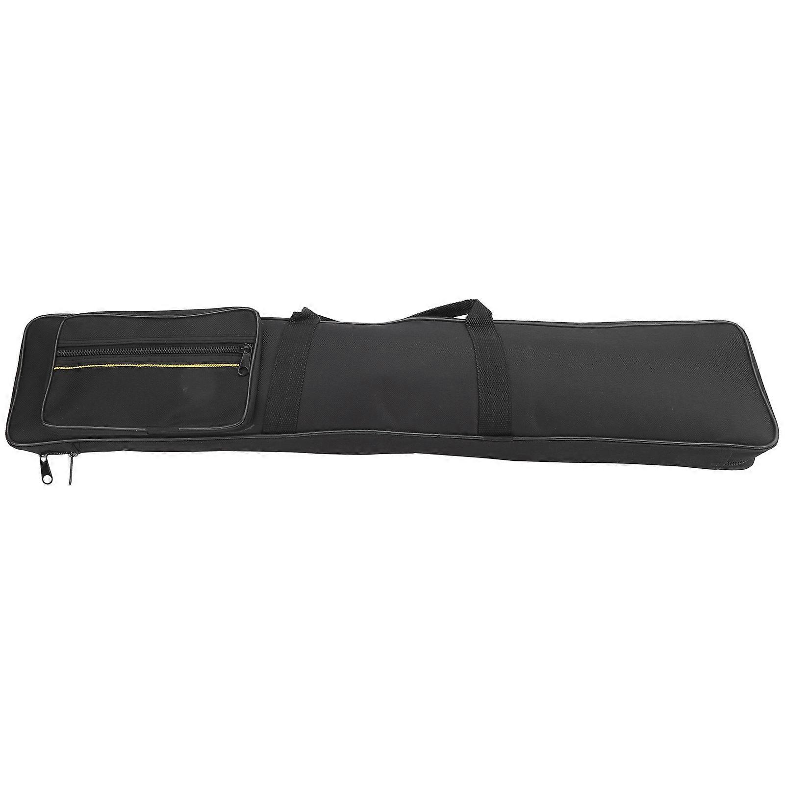 Waterproof Flute Storage Bag 75x15cm Black with Shoulder Strap