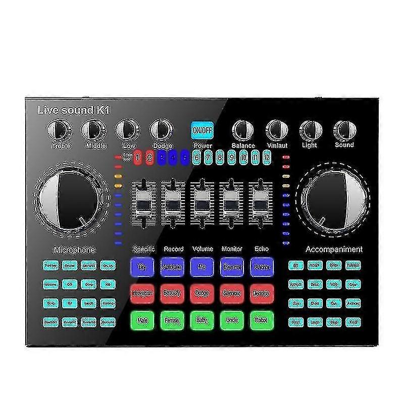 K1 live sound card hifi self-made sound mixing board