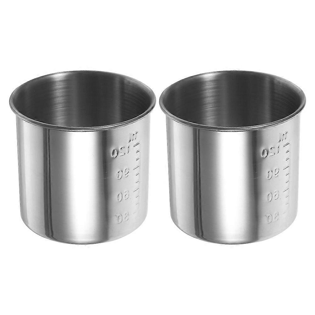 2stk ris målekop rustfrit stål målekopper holdbare målekopper bagning målekop