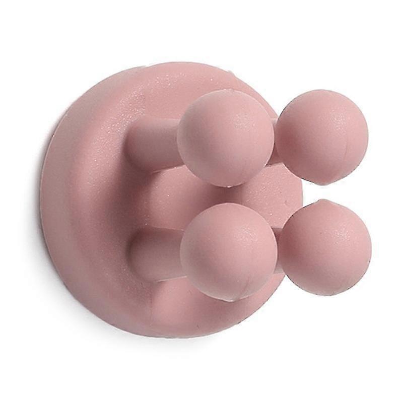 Silicone Toothbrush Holder Razor Holder Multi-function Hook Waterproof Self Adhesive Toothbrush Hook Plug Holder (d-v2)