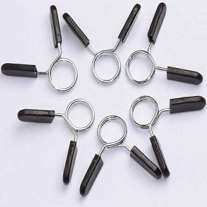 Spring Collar Clip, 3 Pcs Standard 25mm Dumbbell Locking Dumbbell Fitness Clips for Bodybuilding Yoga Gym Training