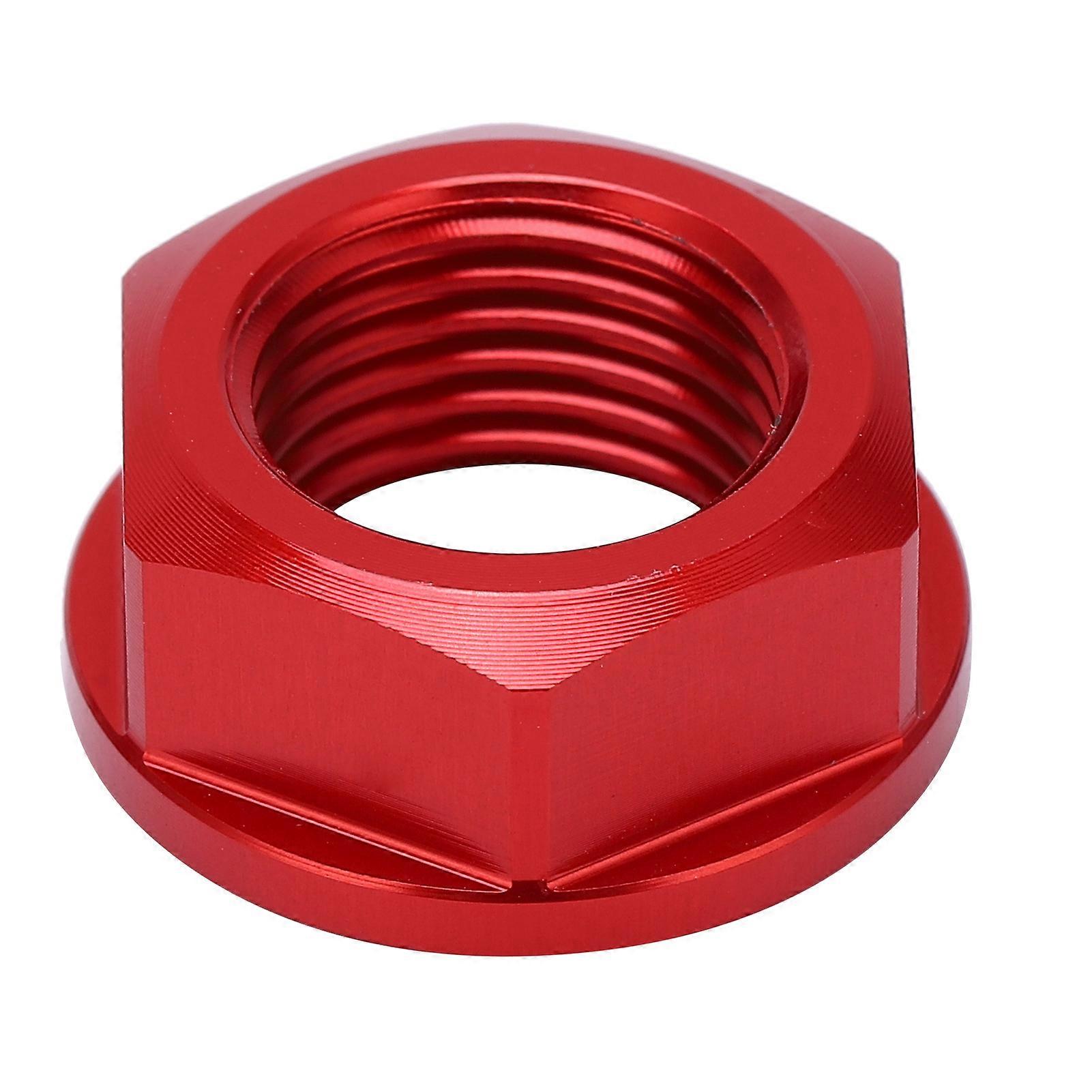 Motorcycle Front Wheel Axle Screw Nut M16x1.5 Replacement for CRF250R/CRF450R/CRF250RXRed NO.64887