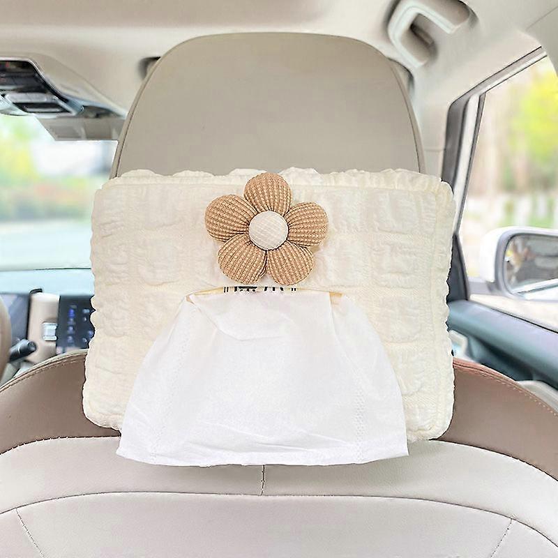 Adorable Car Tissue Box Holder - Suction Mount, Versatile Placement, Chic Design, Sleek Armrest, Sun Visor or Seat Hanging - Premium Car Accessories f