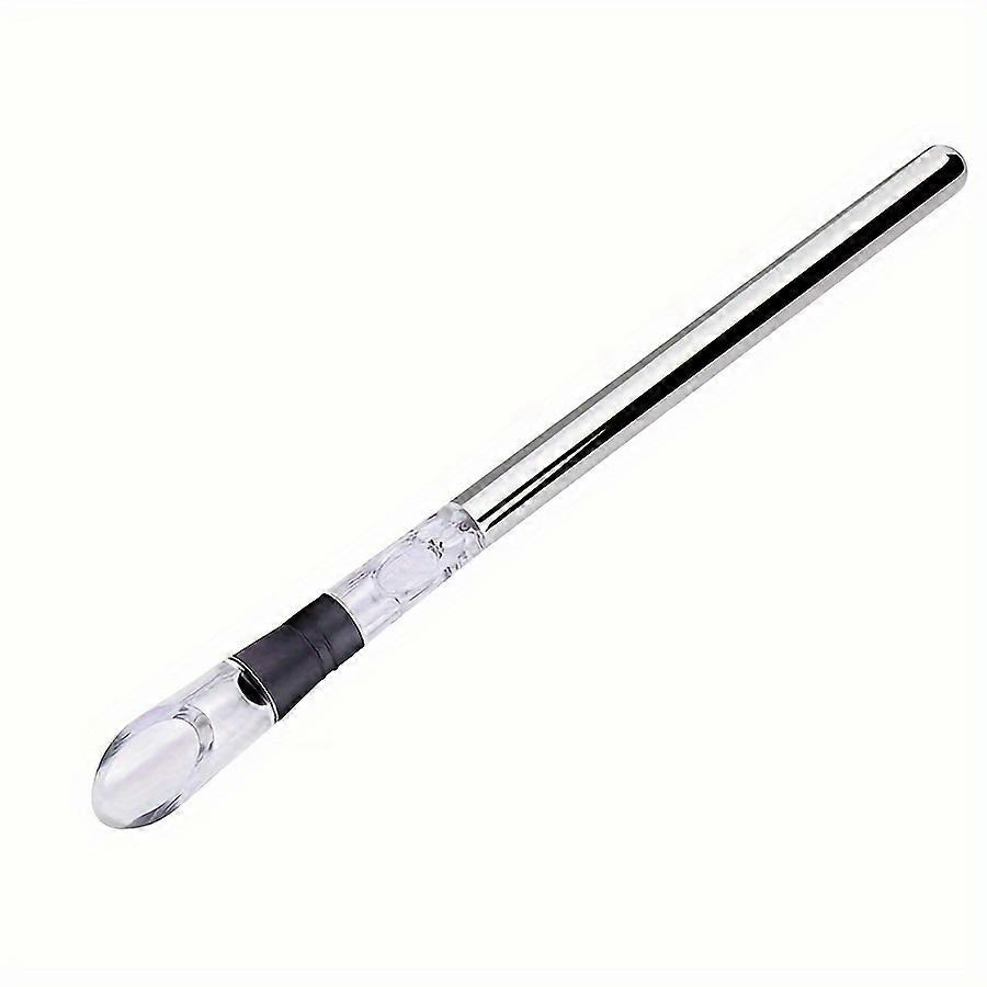 Wine Chiller 3-in-1 Stainless Steel Wine Bottle Cooler Stick Freezer with Aerator and Pourer for Chilling Longer, Pouring and Aerating Wine for Christ