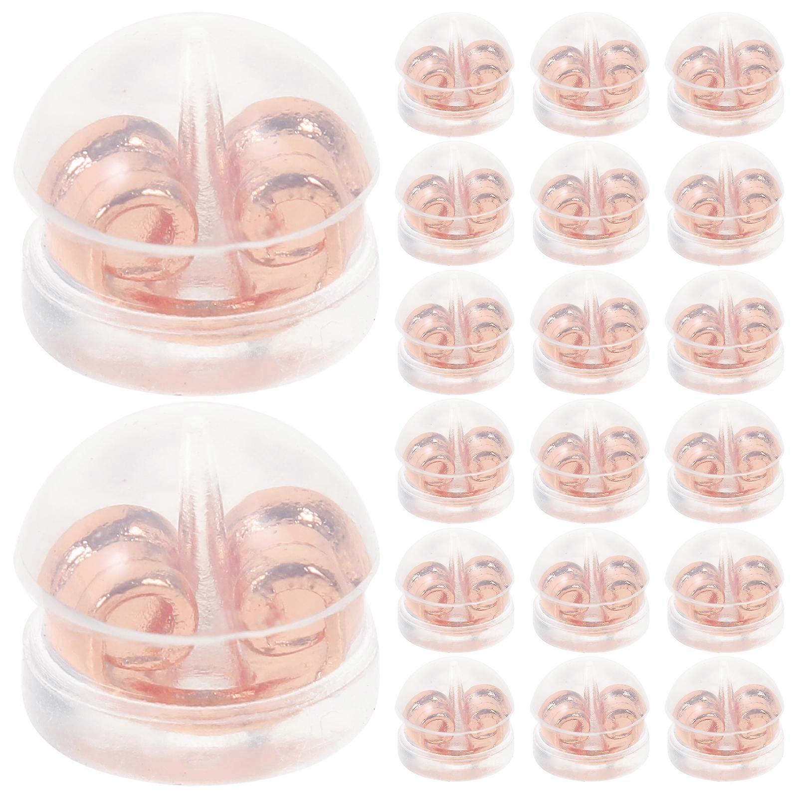 50Pcs Earring Backs Replacement for Hook Earrings Practical Earrings Backs Safely Locking Earring Backs