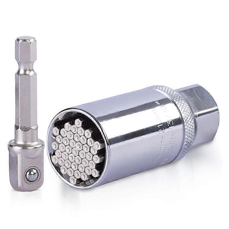 Clé dynamométrique universelle 7-19mm Socket Head Multifonctionnel Universal Sleeve Hand Sleeve Portable Tools Set